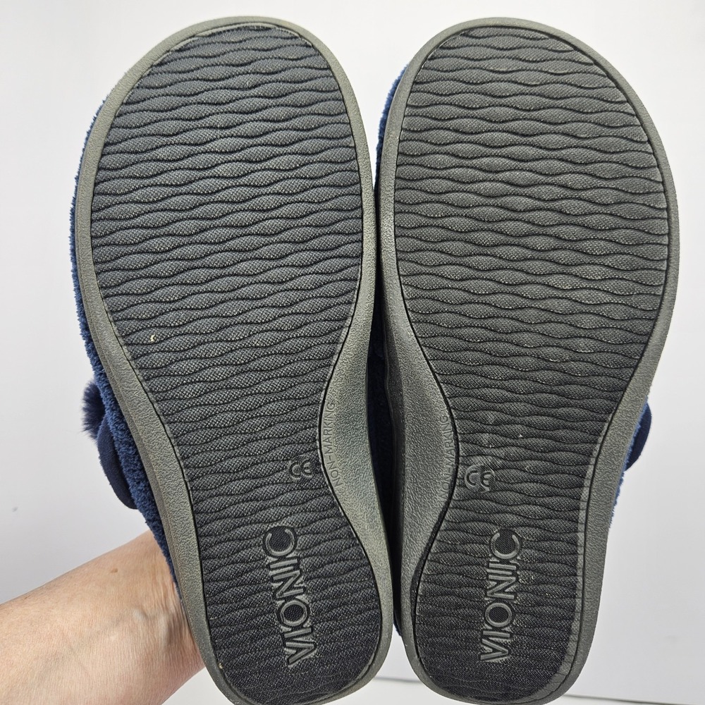 Vionic Emily Slippers Blue Size 7 Podiatrist Designed Heel To Toe 10.5" - Picture 9 of 12
